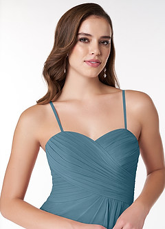 Azazie Arabella Allure Bridesmaid Dresses Bermuda A-Line Sweetheart Neckline Chiffon Convertible Dress image6