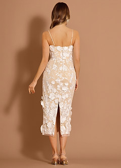 Della White Midi Dress image2