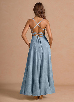 Robe Longue Bleu Poudre Nyselle image3