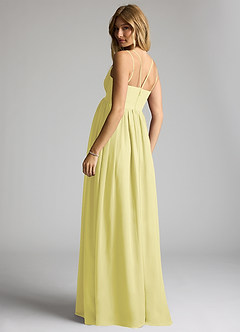 Azazie Emree Maternity Bridesmaid Dresses A-Line Chiffon Floor-Length Dress image5