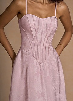 Maxi jurk Clementine Zacht Roze image5