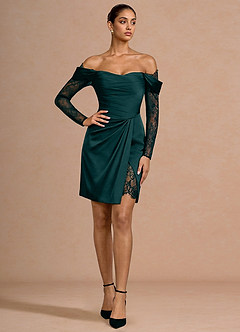 Gizela Verde Bosque Mini vestido image5