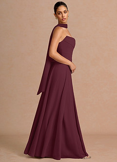 Gabriela Wine Maxi Dress image4