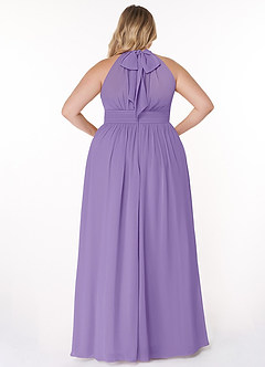 Azazie Iman Bridesmaid Dresses Tahiti A-Line A-Line Ruched Chiffon Dress image2