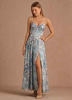 Amelisse Powder Blue Maxi Dress image3