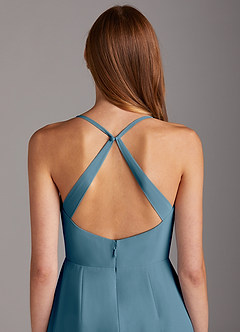 Azazie Manila Bridesmaid Dresses Bermuda Sheath V-Neck Chiffon Dress image5