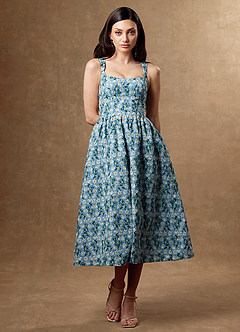 Kleid Joline Daisy Blue image3