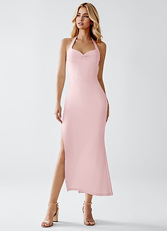 Willa Powder Pink Stretch Knit Dress image3
