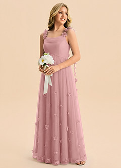 front Azazie Stevie Junior Formal Dress