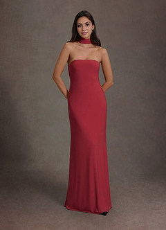Vestido Rojo Cereza Largo Addison image4