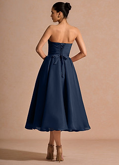 Anna Navy Midi Dress image2