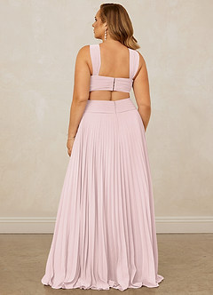 Christian Siriano Bridal for Azazie 1009 Bridesmaid Dresses Blushing Pink A-Line Pleated Chiffon Dress image15