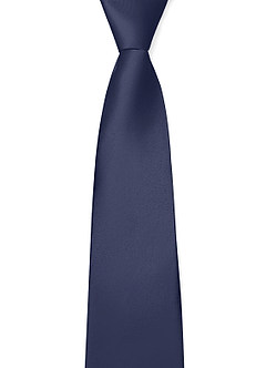 front Matte Satin Wide Tie