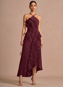 Hatsu Wine Maxi Dress image4