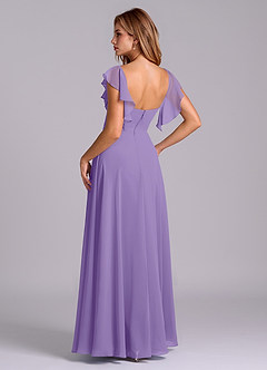 Azazie Leilani Bridesmaid Dresses Tahiti A-Line Pleated Chiffon Dress image6