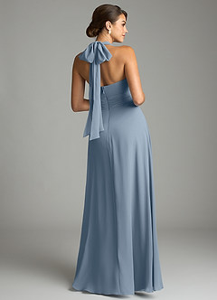 Azazie Tamira Suknie dla druhen Linia A Pofałdowany Szyfon Do ziemi Sukienka image8