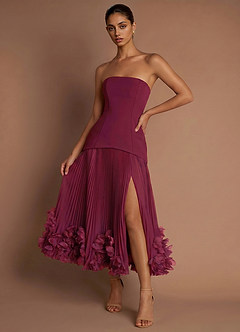 Marnie Merlot Midi Dress image3