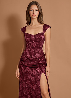 Mazikeen Wine Maxi Dress image6