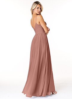 Azazie Lisbon Bridesmaid Dresses Cedar Rose A-Line Sweetheart Neckline Chiffon Dress image2