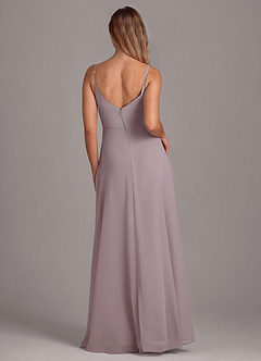 Azazie Amina Bridesmaid Dresses Dusk A-Line Chiffon Dress image2