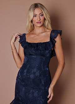 Paula Twilight Navy Maxi Dress image9
