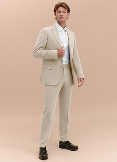 front William Creme Anzugjacke