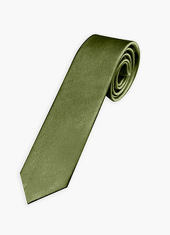 front Metallic Satin Wide Tie and Pocket Square Set
