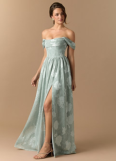Maxi jurk Rio Bevroren Salie image10
