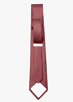 front Matching Skinny Tie & Pocket Square & Suspenders Set