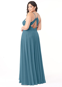 Azazie Avelina Bridesmaid Dresses Bermuda A-Line V-Neck Pleated Chiffon Dress image9