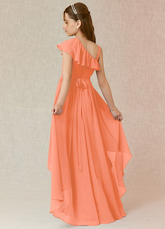 Azazie Mango Junior Sunset A-Line Ruched Chiffon Dress image1