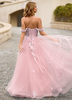 Eleanor Rose Robe de bal en dentelle florale 3D image2