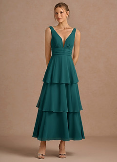Robe Mi-Longue Paon Melisande image1