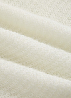 front Chal de punto con mangas globo