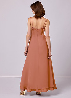 Barbie ♥ Azazie Bridesmaid Dresses MAI TAI A-Line Pleated Chiffon Dress image6