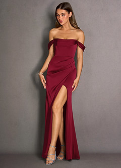 Valine Merlot Maxi Dress image9
