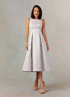 Upstudio Bisbee Final Sale A-Line Pleated Jacquard Midi Length Dress image4