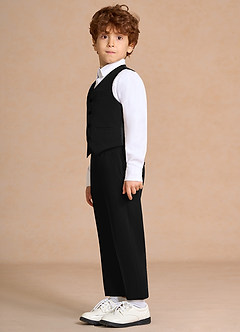 front Oliver Black Boys 3-Piece Suit