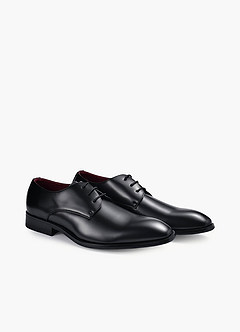 front Heren Oxfords met leren neus en effen neus