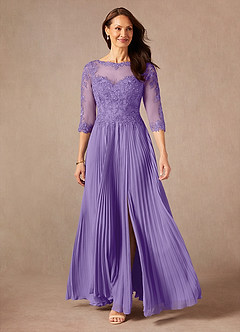Azazie Corinne Kleider für die Brautmutter A-Linie Pailletten Chiffon Kleid Tahiti image3