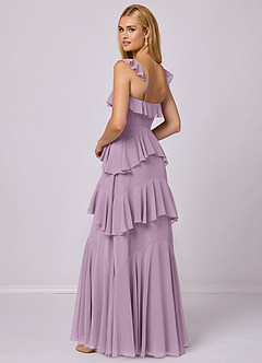 Barbie ♥ Azazie Bridesmaid Dresses Wisteria A-Line Sweetheart Neckline Chiffon Dress image2