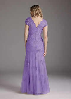 Azazie Marbella Mother of the Bride Dresses Tahiti Mermaid Queen Anne Sequins Lace Dress image8