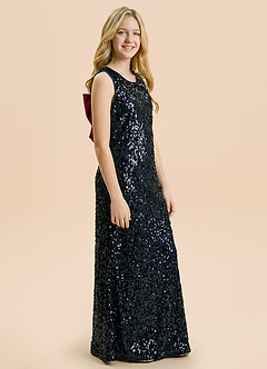 front Azazie Ayla Junior Formal Dress