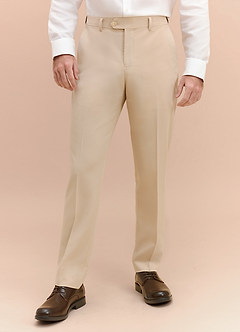 front William Tan Comfort Blend Dress Pants
