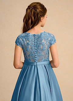 Azazie Bunny Junior Formal Flower Girl Klänningar Klä Balklänning i Spets image7