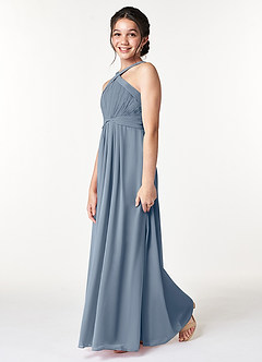 Azazie Anthea Junior Twilight Pleated Chiffon Dress image5
