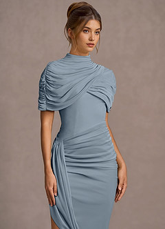Nevaeh Powder Blue Midi Dress image4