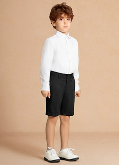 front Theo Black Boy Shorts