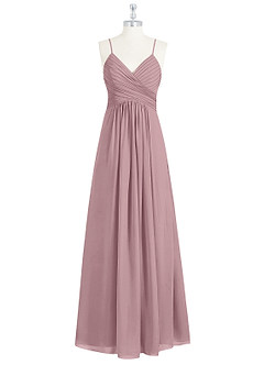 Azazie Haleigh Bridesmaid Dresses A-Line Pleated Chiffon Floor-Length Dress image7