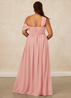 Christian Siriano Bridal for Azazie 1014 Bridesmaid Dresses Rosette A-Line Off the Shoulder Chiffon Dress image17